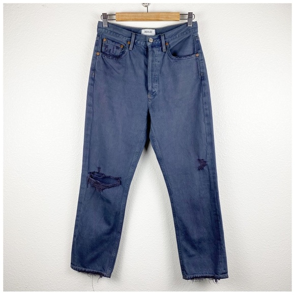 Agolde‎ Riley Crop Jeans Size 27 - Picture 1 of 8